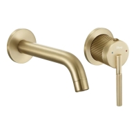 Mezclador de lavabo empotrado Rea Argon, oro cepillado + caja (REA-B7808)