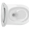 унитаз Omnires Ottawa 54x37 rimless подвесной, без ободка, сиденье дюропласт, смыв торнадо, gloss white (OTTAWACSPMWBP)