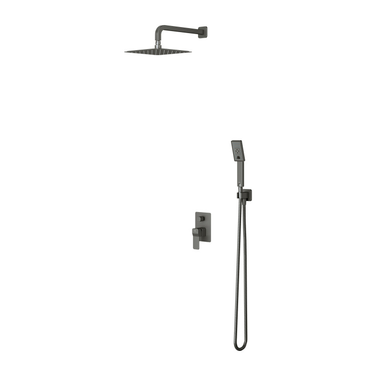 concealed shower system Omnires Slide graphite (SYSSL12GR)