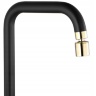 Grifo monomando de cocina Rea Polo negro/dorado (REA-B9980)