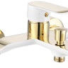 Bath mixer Rea Bloom gold/white (REA-B9932)