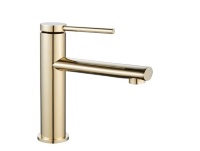 Mezclador de lavabo Rea Oval dorado (REA-B6515)