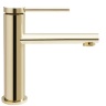 Mezclador de lavabo Rea Oval dorado (REA-B6515)