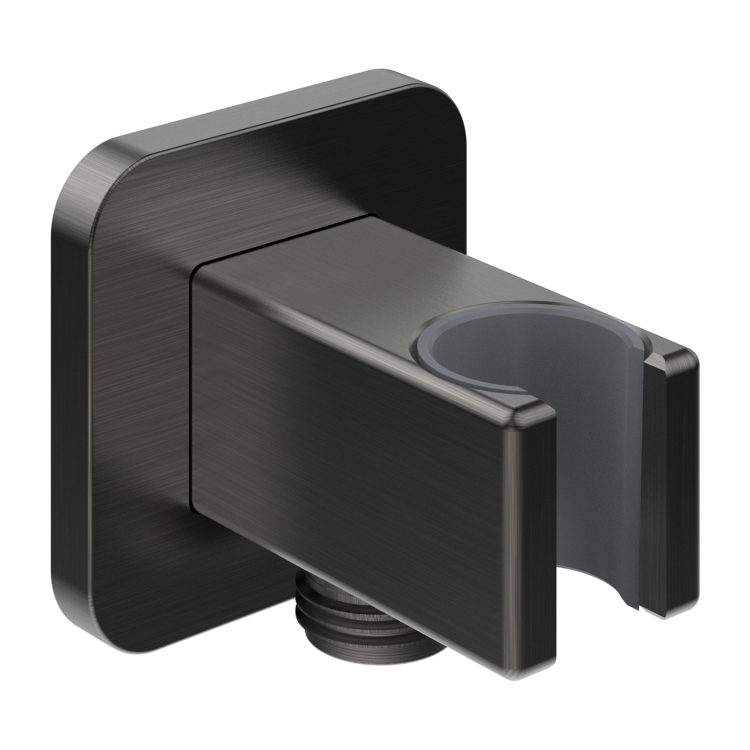 shower hose connection with holder Omnires graphite (8815GR)