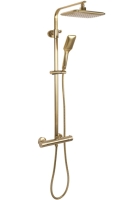 Juego de ducha Rea Tom dorado cepillado (REA-P5004)