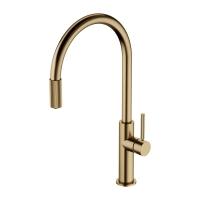 Grifo de cocina Omnires con interruptor y filtro de agua, bronce antiguo (SW9057-FD1BR)