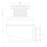 Sifón para plato de ducha y baño Omnires cobre antiguo (WB01XORB)