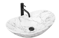 Lavabo Rea Royal 36x60,5 staturio mármol mate (REA-U8010)