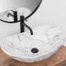 washbasin Rea Royal 36x60,5 staturio marble mat (REA-U8010)