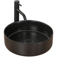 Lavabo Rea Sami 36x36 negro (REA-U1899)