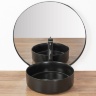 Lavabo Rea Sami 36x36 negro (REA-U1899)