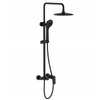 Sistema de ducha Rea Roger negro (REA-P8003)