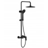 Sistema de ducha Rea Roger negro (REA-P8003)