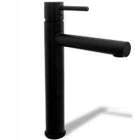 Mezclador de lavabo Rea Tess negro alto (REA-B0229)