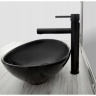 Mezclador de lavabo Rea Tess negro alto (REA-B0229)