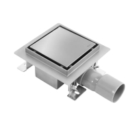 Cepillo de desagüe Rea Neo 150x150 níquel (REA-G6207)