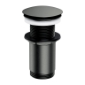 Omnires click-clack graphite bottom valve (A716GR)