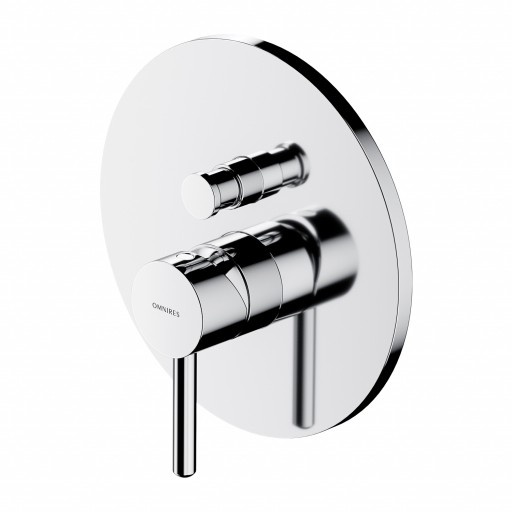 concealed bath and shower mixer Omnires Y chrome (Y1235CR)