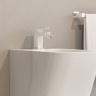 Omnires Parma chrome/white bidet mixer (PM7420CRB)