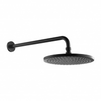 Ducha fija Omnires negra de 25 cm (WGSET1BL)