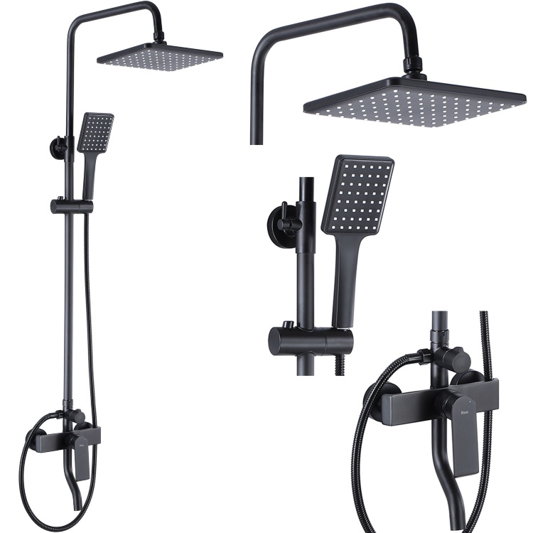shower system Rea Hass black (REA-B9968)