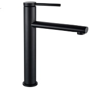 Mezclador de lavabo Rea Oval negro (REA-B6511)