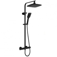 Conjunto de ducha Rea Tom negro (REA-P7101)