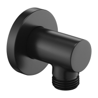 Conexión para manguera de ducha Omnires negra (S008BL)