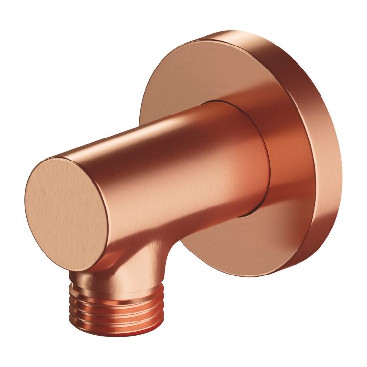 Omnires brushed copper shower hose connection (S008CPB)