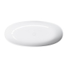 Bañera independiente Omnires Shell de 175 x 78 cm, color blanco brillante (SHELL175WWBP)
