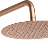 Conjunto de ducha Rea Lungo cobre cepillado, con termostato (REA-P8807)