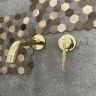 Mezclador de lavabo empotrado Rea Argon, dorado + caja (REA-B7809)