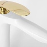 washbasin mixer Rea Orbit white-gold (REA-B2053)