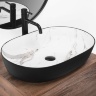 washbasin Rea Cleo 60,5x41 black-aiax matt (REA-U6625)