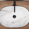washbasin Rea Cleo 60,5x41 black-aiax matt (REA-U6625)