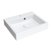 lavabo Omnires Thasos 42x50 blanco (THASOS500ZPBP)