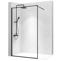 Mampara de ducha Rea Bler 120 vidrio de seguridad, transparente (REA-K7631)