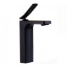 Mezclador de lavabo Rea Sonic negro mate alto (BAT-09854)