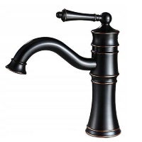 Mezclador de lavabo Rea Vintage negro (REA-B0226)