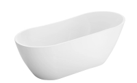 Bañera acrílica Rea Cori 170x80 + sifón + tapón clic/clack (REA-W3001)