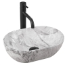 Lavabo Rea Amelia Mini 38x26 piedra mate (REA-U9109)