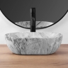 Lavabo Rea Amelia Mini 38x26 piedra mate (REA-U9109)