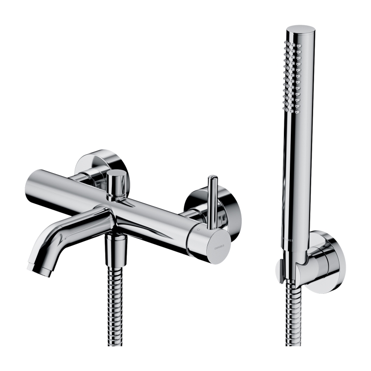 Omnires Y chrome bath and shower mixer (Y1231CR)