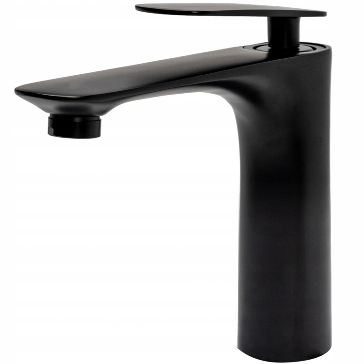 Mezclador de lavabo Rea Astro negro (REA-B8440)