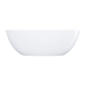 Bañera Omnires Shell de 148 x 75 cm, independiente, color blanco brillante (SHELL148WWBP)