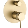 Sistema de ducha Rea Lungo Grip oro cepillado + caja de montaje oculta (REA-P8950)