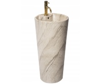 lavabo Rea Blanka 84x40x30 independiente, natural mate REA-C4664 (REA-U4664)
