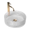 washbasin Rea Cristal 35,5x35,5 transparent (REA-U9670)