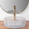 washbasin Rea Cristal 35,5x35,5 transparent (REA-U9670)