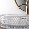washbasin Rea Cristal 35,5x35,5 transparent (REA-U9670)